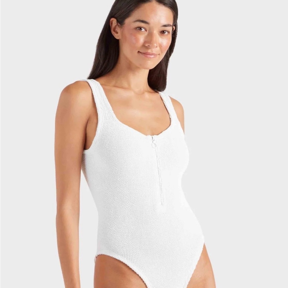 Hunza G White One-Piece Swimsuit - Picture 4 of 14